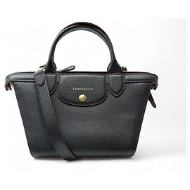 BORSA LONGCHAMP LE PLIAGE HERITAGE MINI 1116813001 IN PELLE Nero