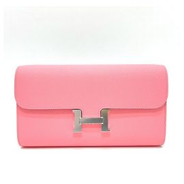 Hermès Portefeuille Hermes Constance To Go Rose