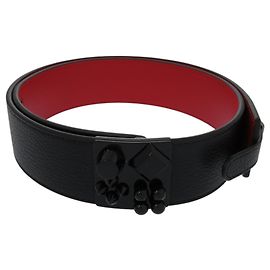 Cintura con Borchie Christian Louboutin Nero Rosso