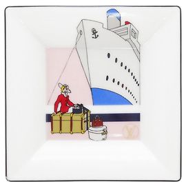 Louis Vuitton Sandlier Emma Ashley Ceramic Ashtray White