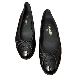 Chanel Ballet Flats 37,5 Black