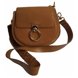 Chloé Tess Brown Leather Handbag Brown
