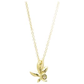 Tiffany & Co Collar de Hoja de Olivo Tiffany Dorado