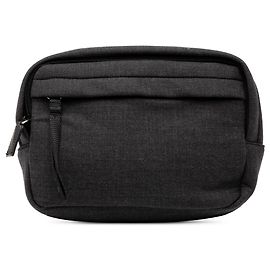 Pochette en polyester grise Prada Marron Gris anthracite