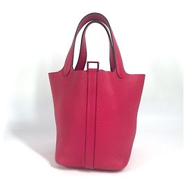 Hermès Hermes Pink Picotin Lock PM Handbag Pink