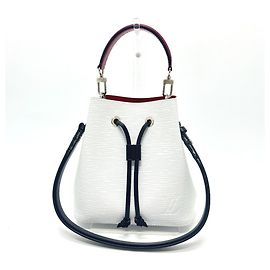 Borsa a spalla Louis Vuitton NeoNoe BB Bron Optique Tricolor Nero Bianco Rosso Altro