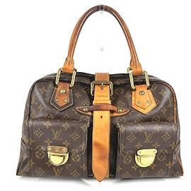 Sac à épaule Manhattan GM Monogram Louis Vuitton Marron Monogramme