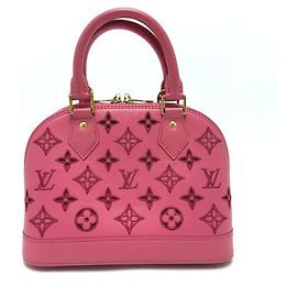 Sac à main en cuir rose Louis Vuitton Rose