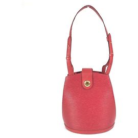 Borsa a Spalla Cluny Epi Louis Vuitton Rosso