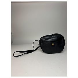 Bolsa de couro vintage Givenchy preta Preto