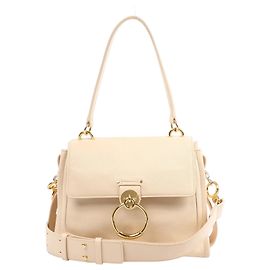 Chloé Chloe Tess Day Leder 2-Wege-Handtasche in Beige Beige