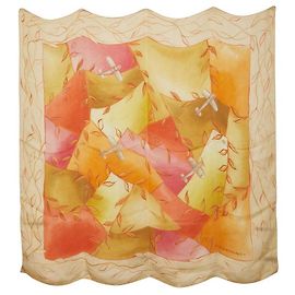 Sciarpa in seta Monogram Louis Vuitton Marrone Beige