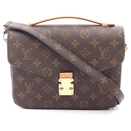 Louis Vuitton-Louis Vuitton Pochette Metis MM Handbag Brown-Brown