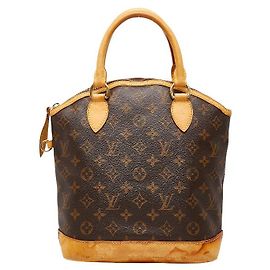 Borsa Tote Monogram Lockit Louis Vuitton Marrone
