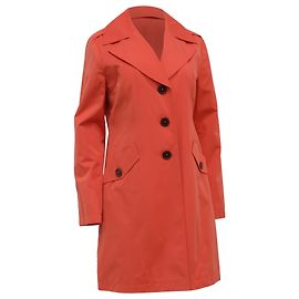 Trench coat de algodão laranja de Michael Kors Laranja