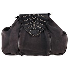 Bolsa de alça Leaf da Max & Co. em lona preta Preto