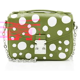 Louis Vuitton-Pochette Metis Micro em Empreinte Monograma Gigante Infinito com Pontos Louis Vuitton x YK-Vermelho