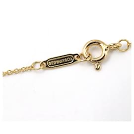 Tiffany & Co-Colar em forma de coração Dots Tiffany & Co em ouro K18, platina Pt950 e diamante-Dourado,Metálico