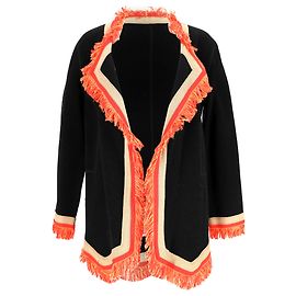 Blazer de algodón multicolor con flecos Bottega Veneta Multicolor