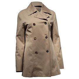 Blazer duplo em algodão bege Totême Bege