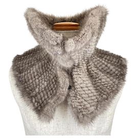 Max Mara Snood in visone zaffiro WEEKEND MaxMara Marrone Beige