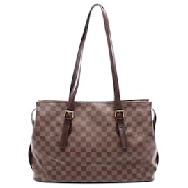 Louis Vuitton-Louis Vuitton Chelsea Tote Bag Damier Brown-Brown