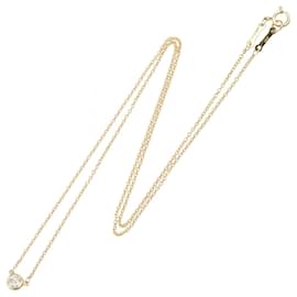 Tiffany & Co-Colar de diamante Tiffany & Co K18PG Ouro rosa-Dourado,Metálico