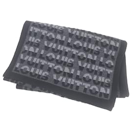 Louis Vuitton-Cachecol de lã LV Split todo em um da Louis Vuitton-Cinza