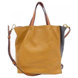 Borsa in vitello Marni SHMP0018U1 Marrone