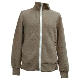 Canada Goose Lawson Fleece Jacket in Beige Recycled Wool Beige