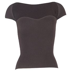 Khaite Il Top Ista in Viscosa Marrone Marrone
