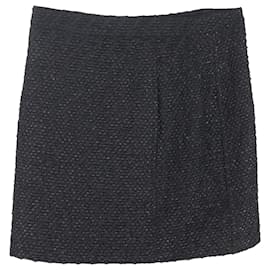 Balenciaga-Balenciaga Mini Skirt in Black Wool-Black