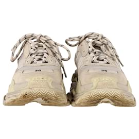 Balenciaga-Tênis Triple S Balenciaga em poliéster bege-Outro