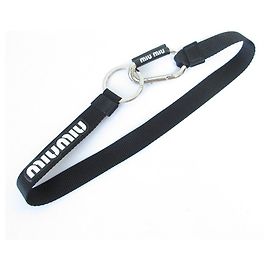 Miu Miu TRICK Llave con Correa Negro