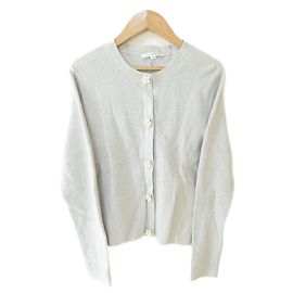 Autre Marque NARACAMICIE Bijou Button Bright Knit Cardigan Grey