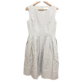 Autre Marque Rene Leinenkleid Beige