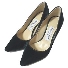Pumps in velluto Jimmy Choo Verde