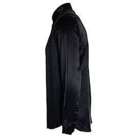 Saint Laurent-Saint Laurent, Black silk shirt 2016-Black