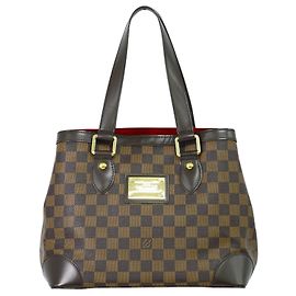 Sac à main Hampstead Damier PM Louis Vuitton Marron