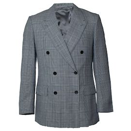 Autre Marque Kingsman Blazer, Prinz von Wales Blau Grau