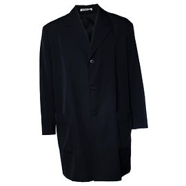 Autre Marque Auralee, black overcoat Black