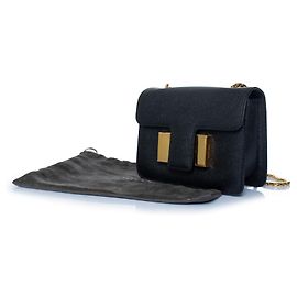 Bolsa Sienna em couro texturizado preto da Tom Ford Preto