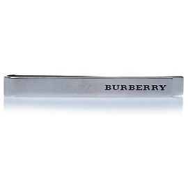 Burberry, clipe de gravata prateado Prata