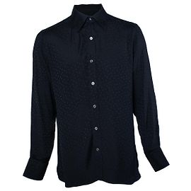 Camicia a pois nera Tom Ford Nero