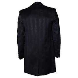 Saint Laurent-Saint Laurent, Long jacquard woven blazer-Black