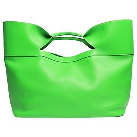 Alexander Mcqueen Sac tote The Bow vert Vert