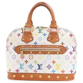 Louis Vuitton Alma Multicolore Murakami PM Blanc