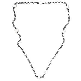 Bottega Veneta Collar de cadena negro Negro