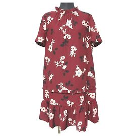 Vestido con estampado de flores Kate Spade New York Roja Burdeos