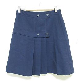 Chloé See by Chloe Trapez Mini Rock Blau Marineblau